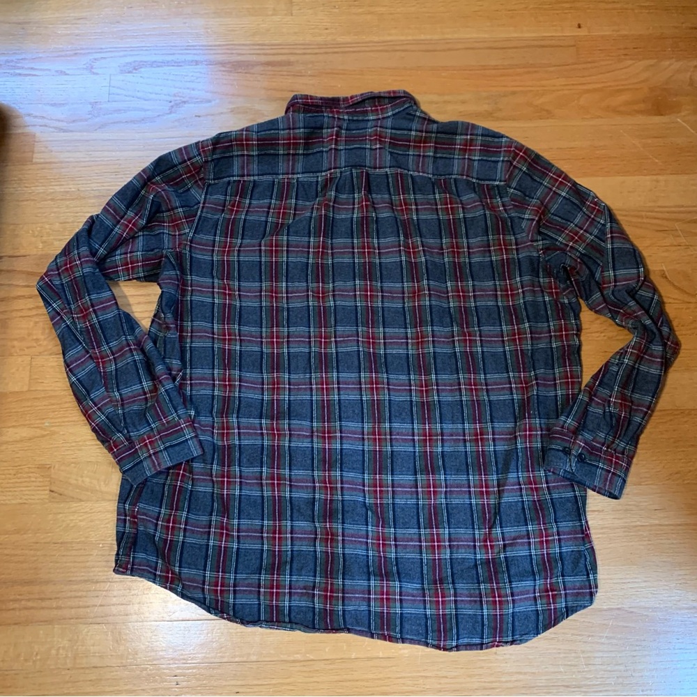 L.L. Bean Traditional Fit Flannel Shirt Men’s XXL Tall - Picture 6 of 7